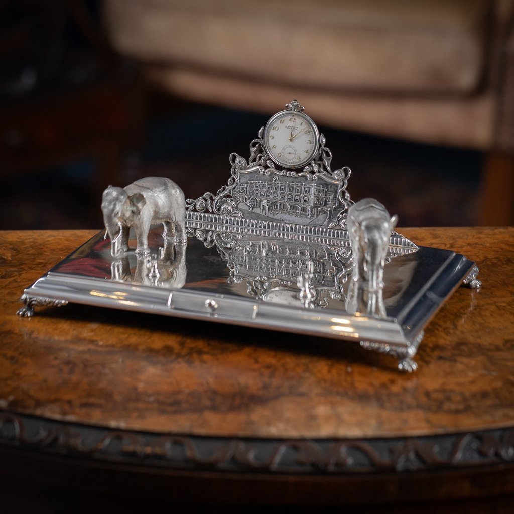 Watch On The Market – Made In India – An Extremely Rare Pocket Watch Desk Set and a Pocket Watch Cabinet.